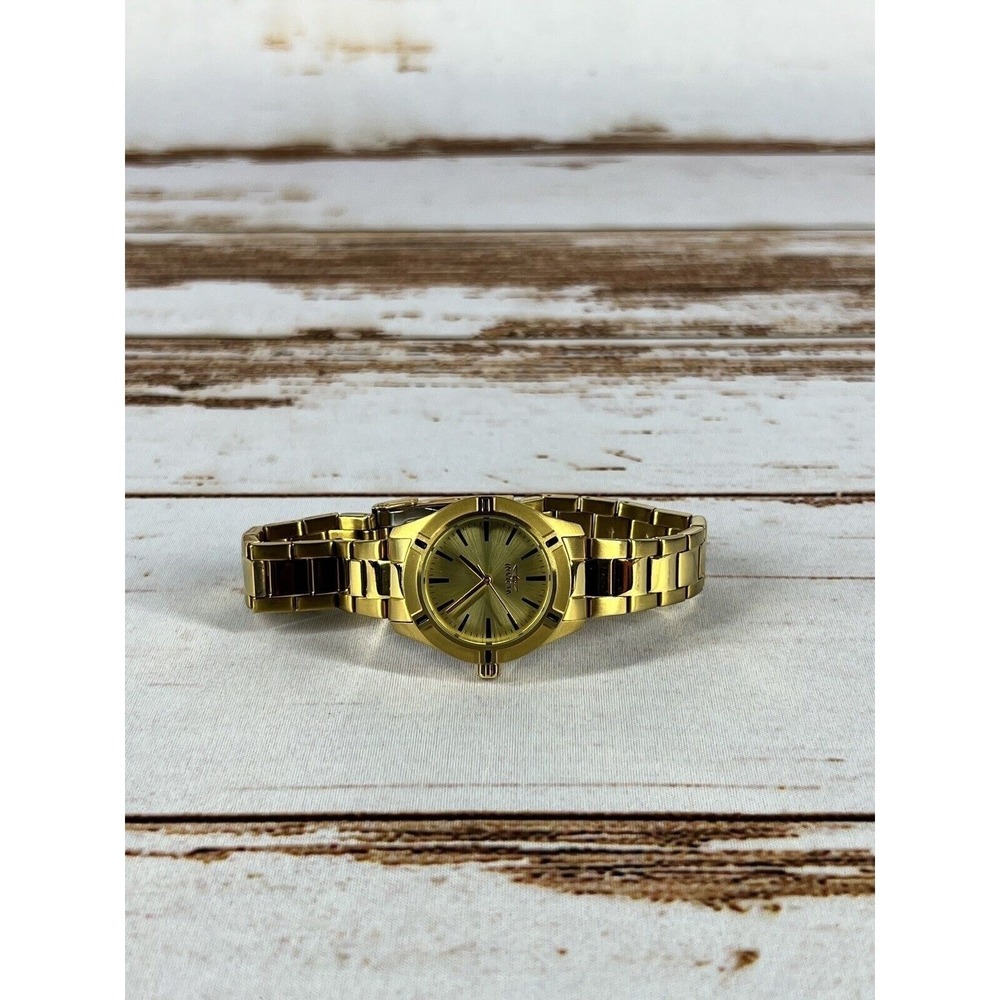 Invicta Womens 18030 Pro Diver Gold Tone Stainless Steel Watch Used